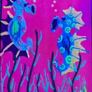 Pink Water Seahorses